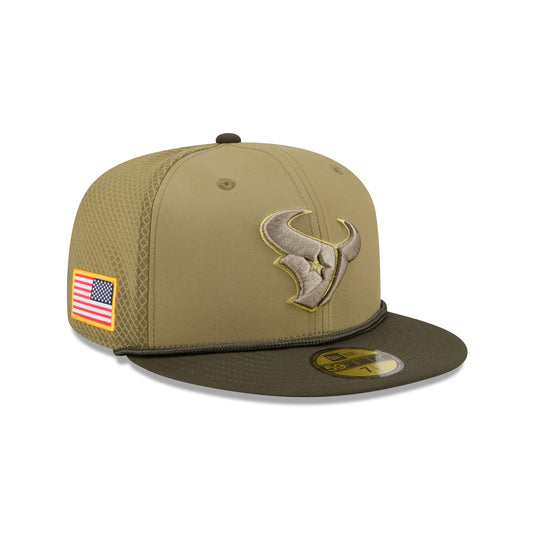 Houston Texans 2025 Salute to Service 59FIFTY Fitted Hat - New Era Cap