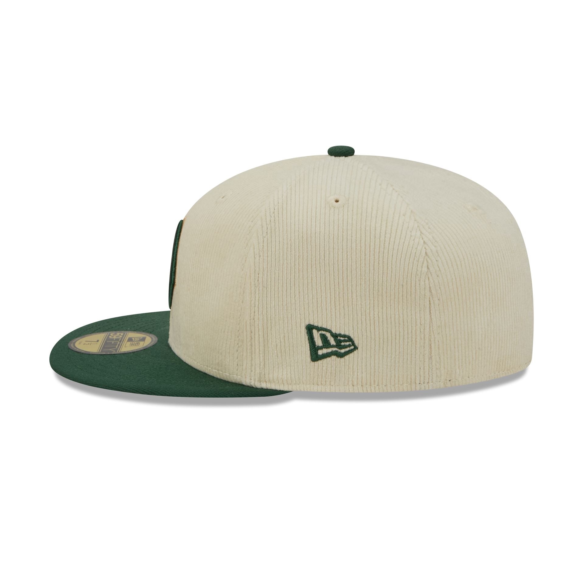 Milwaukee Bucks 2025 City Edition Chrome White Corduroy 59FIFTY Fitted Hat