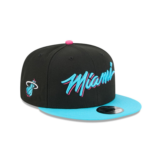Miami Heat 2025 City Edition 9FIFTY Snapback Hat - New Era Cap