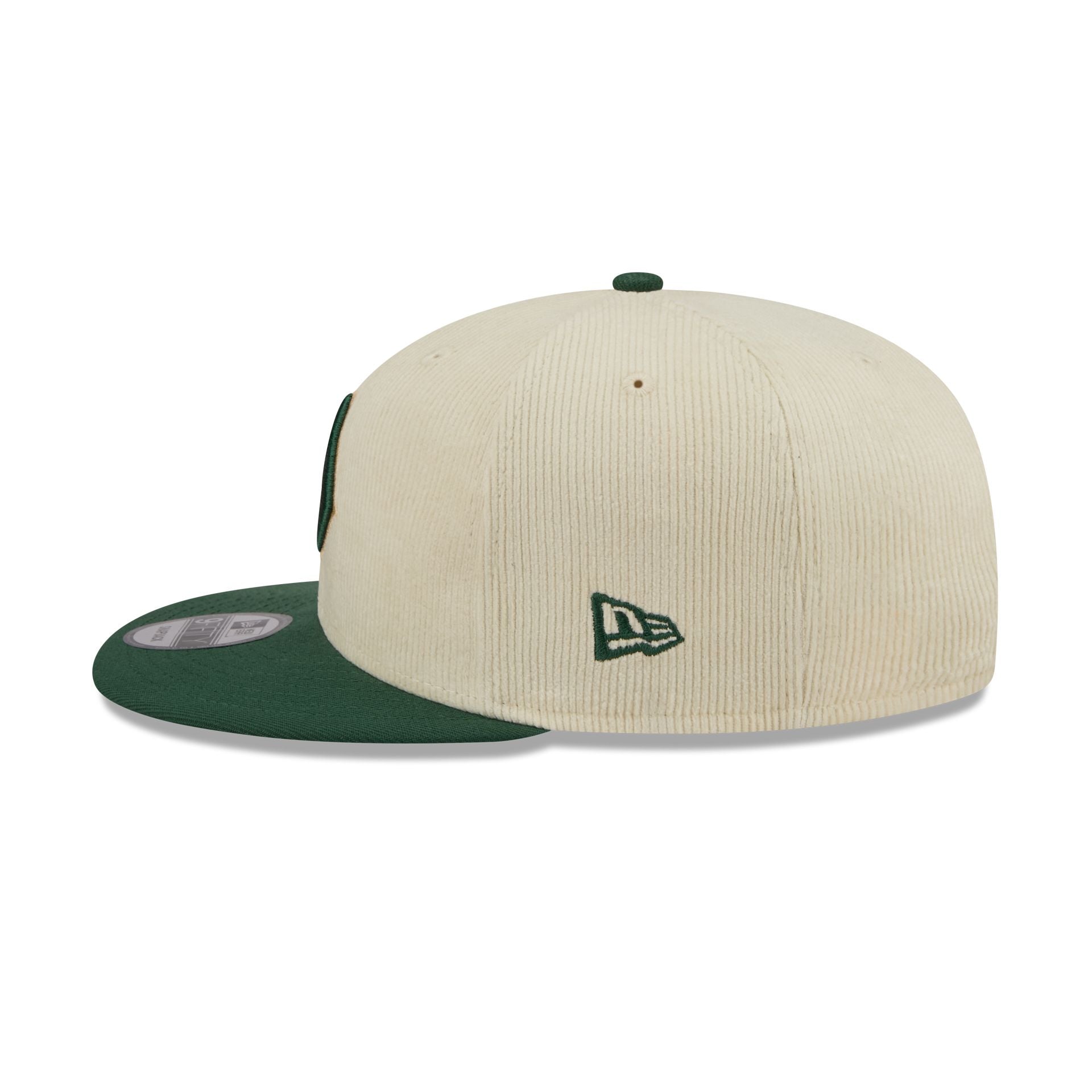 Milwaukee Bucks 2025 City Edition Chrome White Corduroy 9FIFTY Snapback Hat