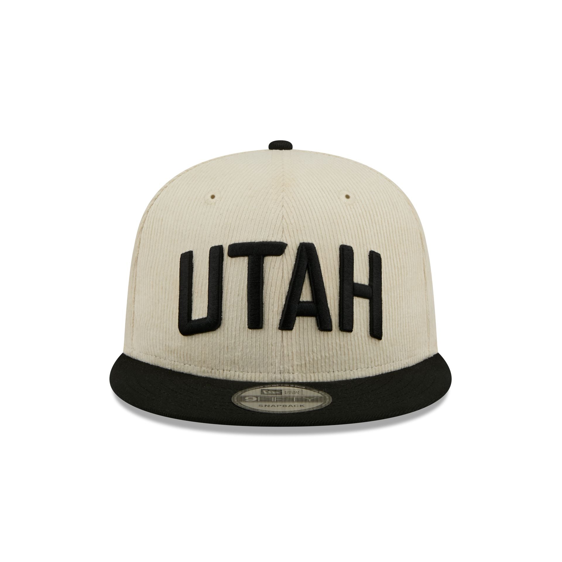 Utah Jazz 2025 City Edition Chrome White Corduroy 9FIFTY Snapback Hat