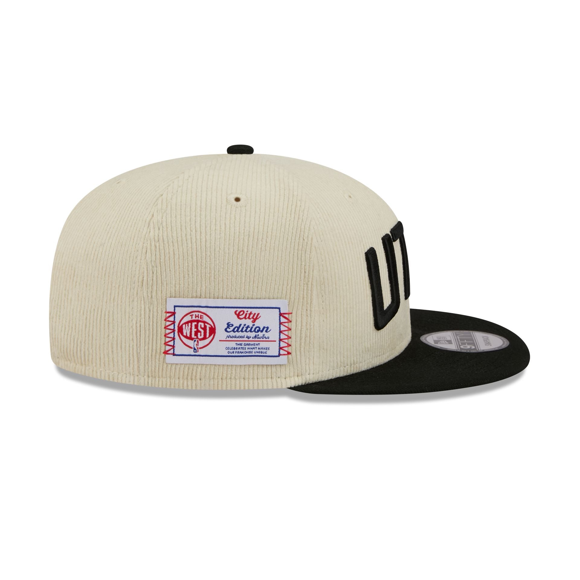 Utah Jazz 2025 City Edition Chrome White Corduroy 9FIFTY Snapback Hat