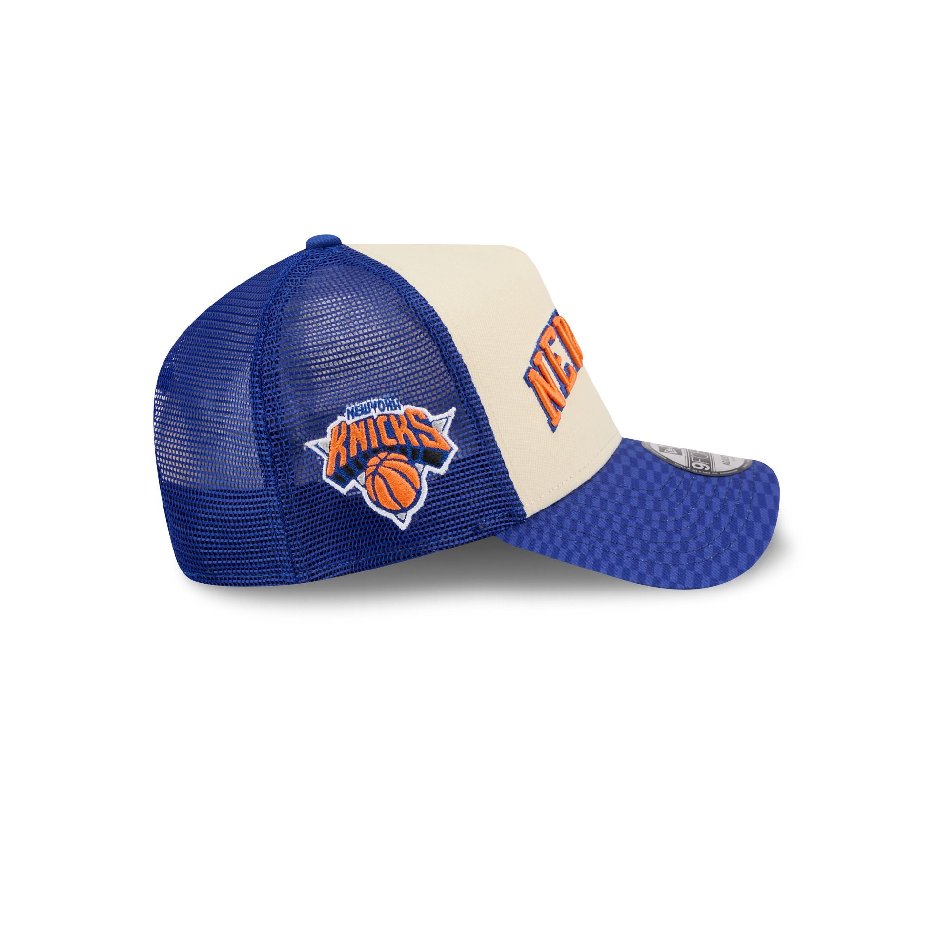 New York Knicks 2025 City Edition 9FORTY A-Frame Trucker Hat