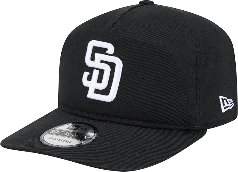 San Diego Padres Black and White 19TWENTY Snapback Hat