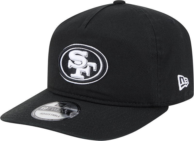 San Francisco 49ers Black and White 19TWENTY Snapback Hat