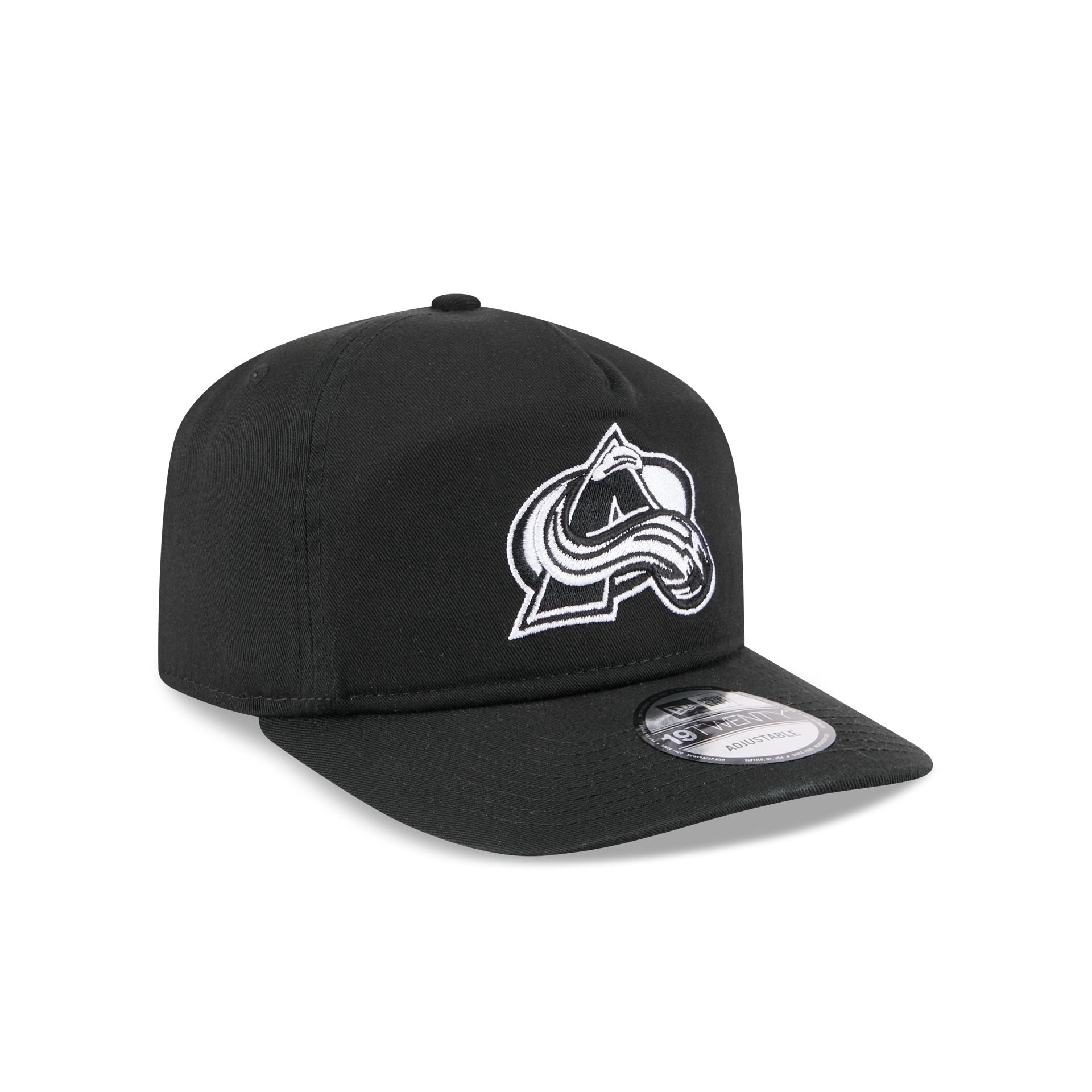 Colorado Avalanche Black and White 19TWENTY Snapback Hat