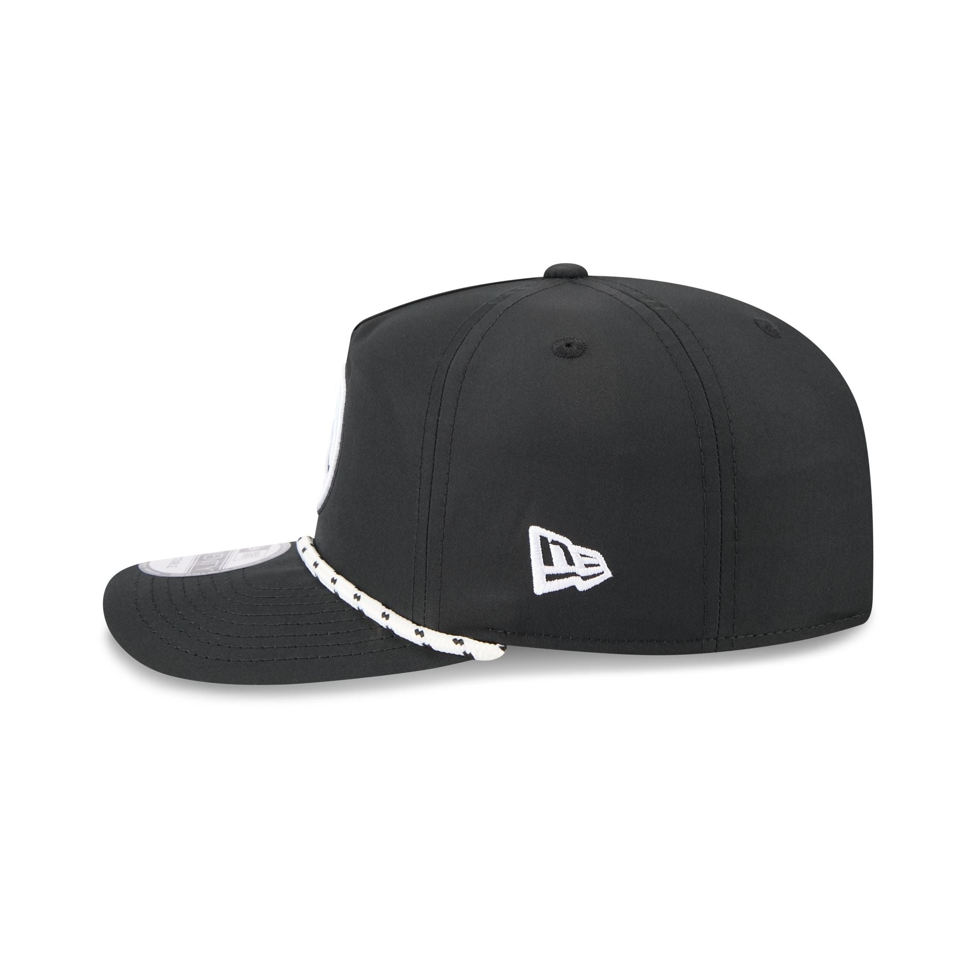 Denver Nuggets Black and White Rope 19TWENTY Snapback Hat