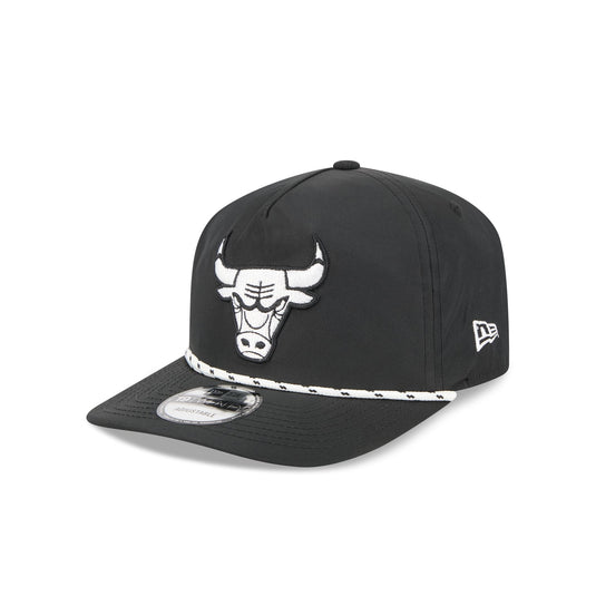 Chicago Bulls Black and White Rope 19TWENTY Snapback Hat - New Era Cap