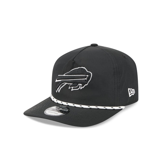 Buffalo Bills Black and White Rope 19TWENTY Snapback Hat - New Era Cap