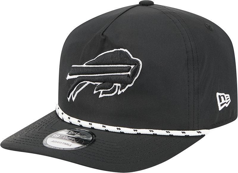 Buffalo Bills Black and White Rope 19TWENTY Snapback Hat