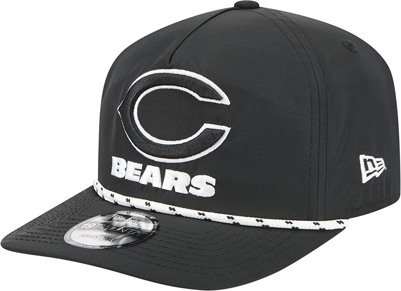 Chicago Bears Black and White Rope 19TWENTY Snapback Hat
