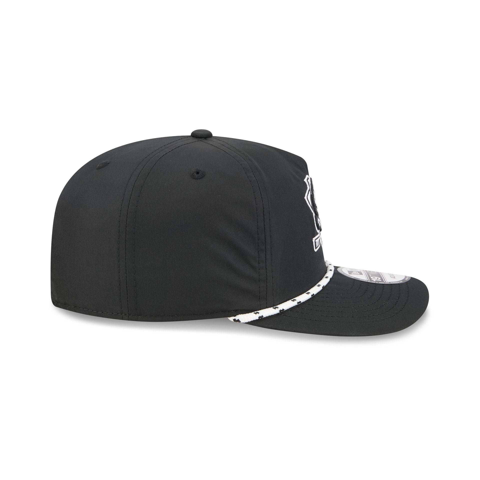 Anaheim Ducks Black and White Rope 19TWENTY Snapback Hat