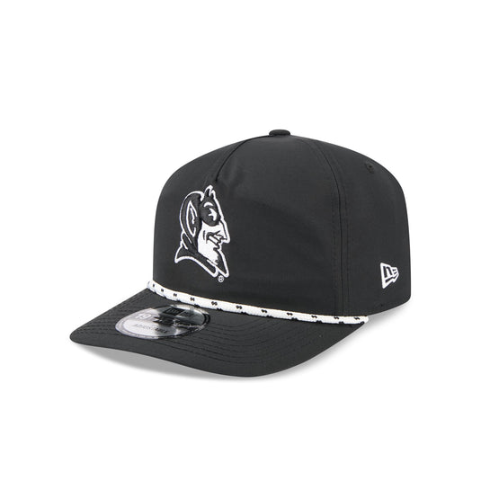 Duke Blue Devils Black and White Rope 19TWENTY Snapback Hat - New Era Cap