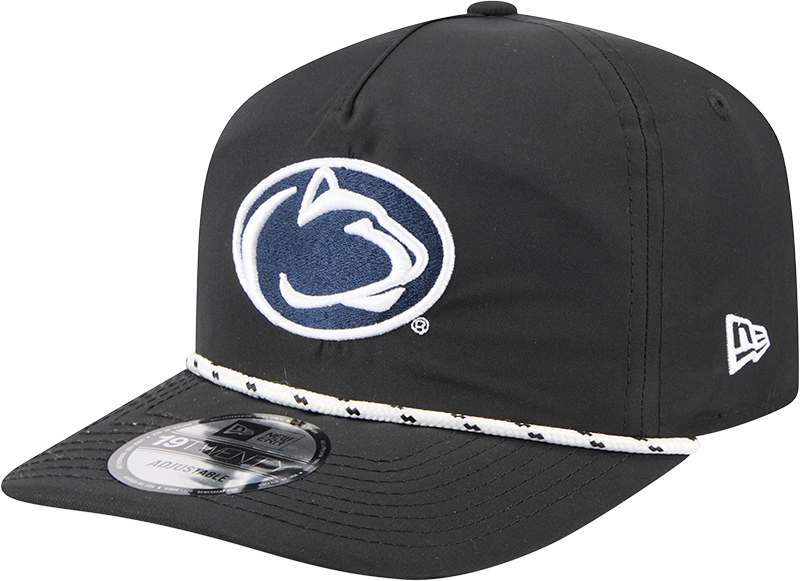 Penn State Nittany Lions Black and White Rope 19TWENTY Snapback Hat