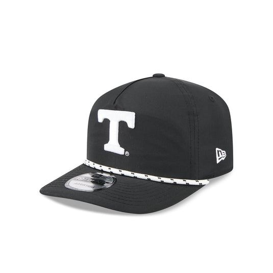 Tennessee Volunteers Black and White Rope 19TWENTY Snapback Hat - New Era Cap