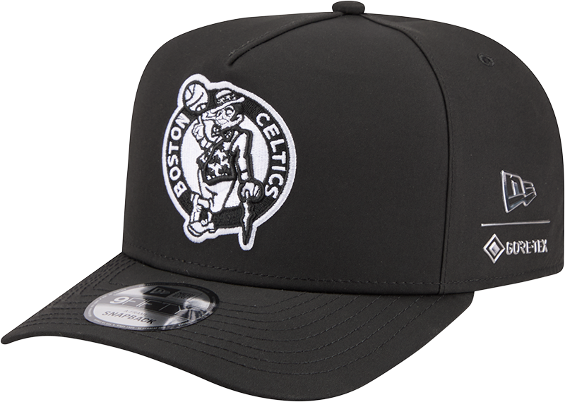 Boston Celtics GORE-TEX Black 9FIFTY A-Frame Snapback Hat