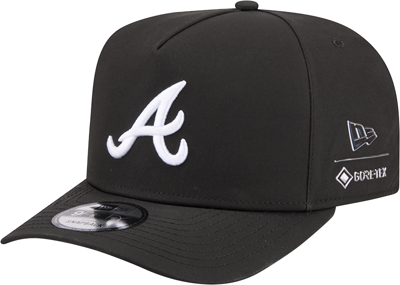 Atlanta Braves GORE-TEX Black 9FIFTY A-Frame Snapback Hat