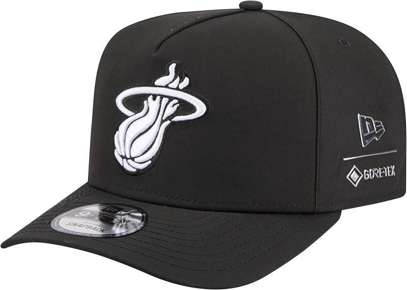 Miami Heat GORE-TEX Black 9FIFTY A-Frame Snapback Hat