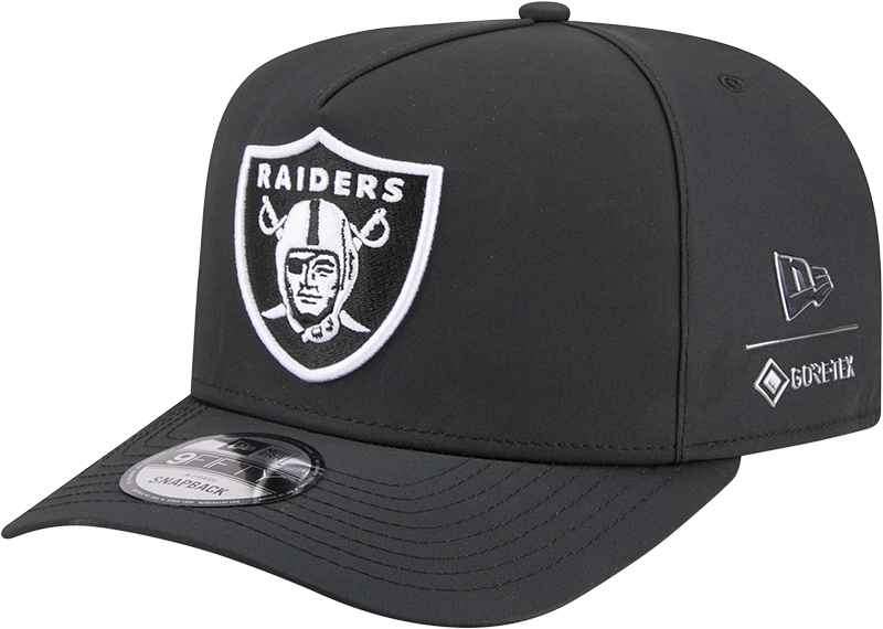 Las Vegas Raiders GORE-TEX Black 9FIFTY A-Frame Snapback Hat