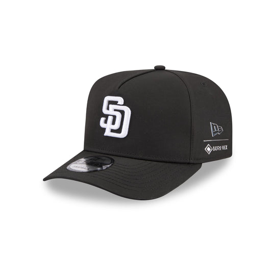 San Diego Padres GORE-TEX Black 9FIFTY A-Frame Snapback Hat - New Era Cap