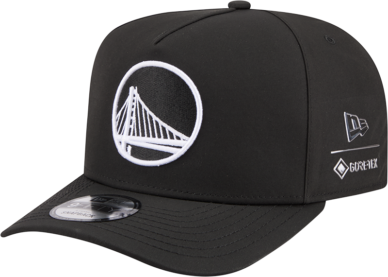 Golden State Warriors GORE-TEX Black 9FIFTY A-Frame Snapback Hat