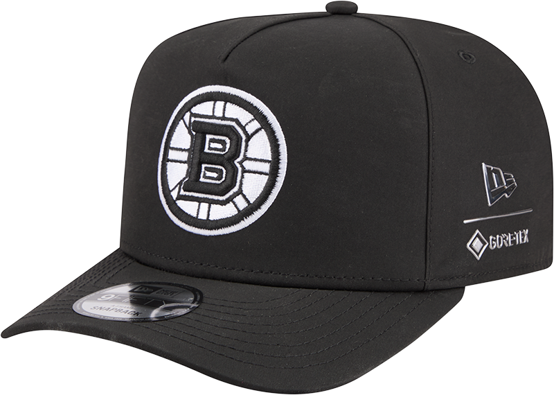 Boston Bruins GORE-TEX Black 9FIFTY A-Frame Snapback Hat