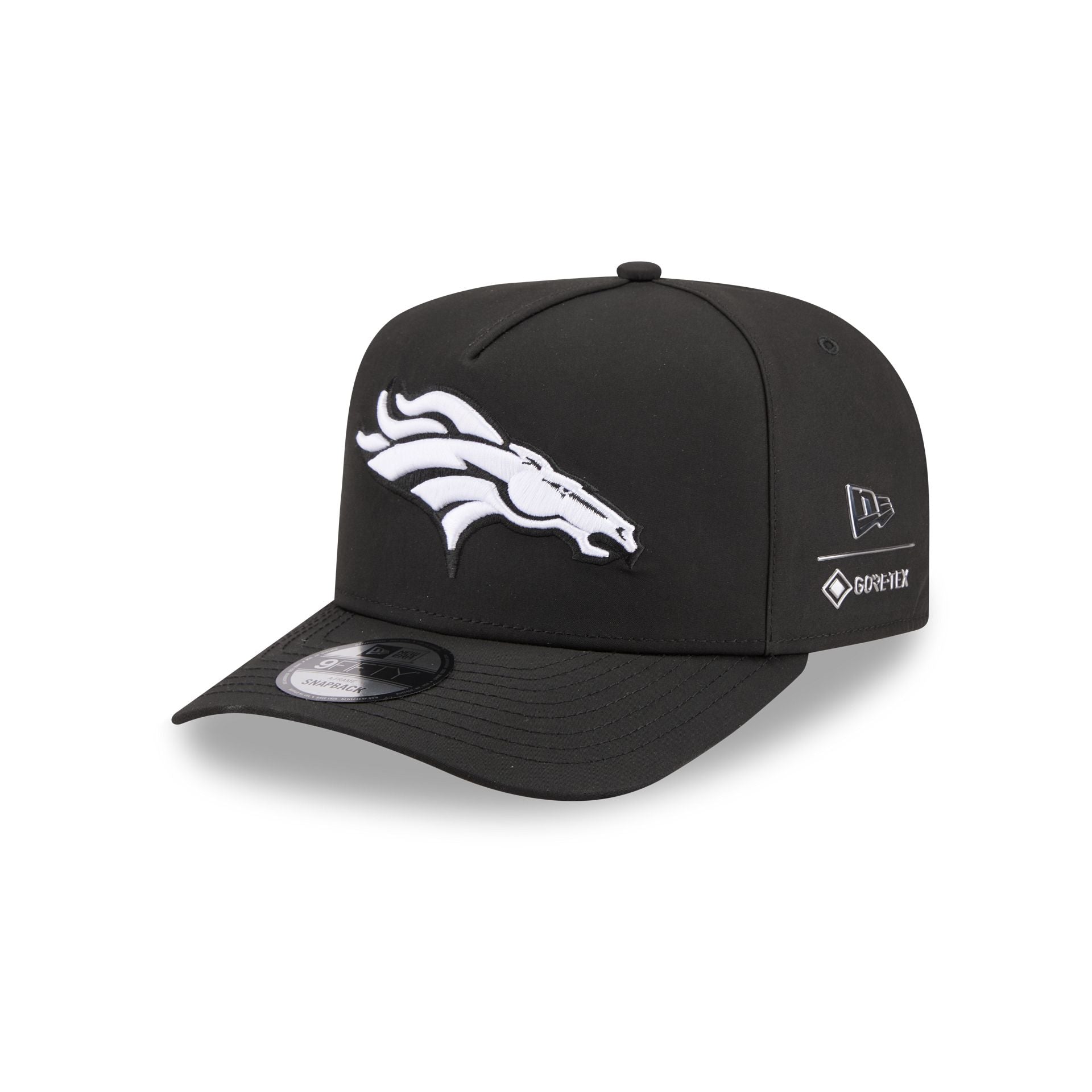 Denver Broncos GORE-TEX Black 9FIFTY A-Frame Snapback Hat