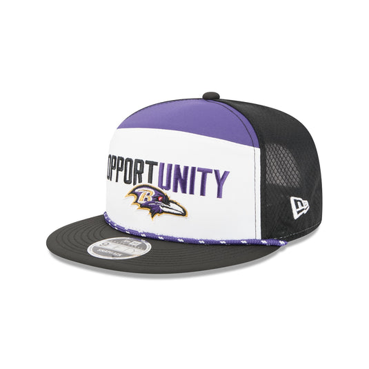 Baltimore Ravens 2025 Inspire Change Split Panel 9FIFTY Snapback Hat - New Era Cap