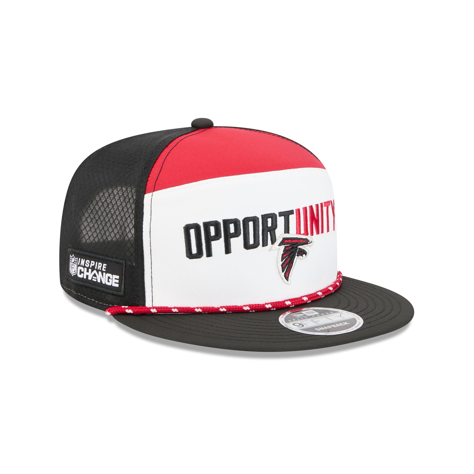 Atlanta Falcons 2025 Inspire Change Split Panel 9FIFTY Snapback Hat