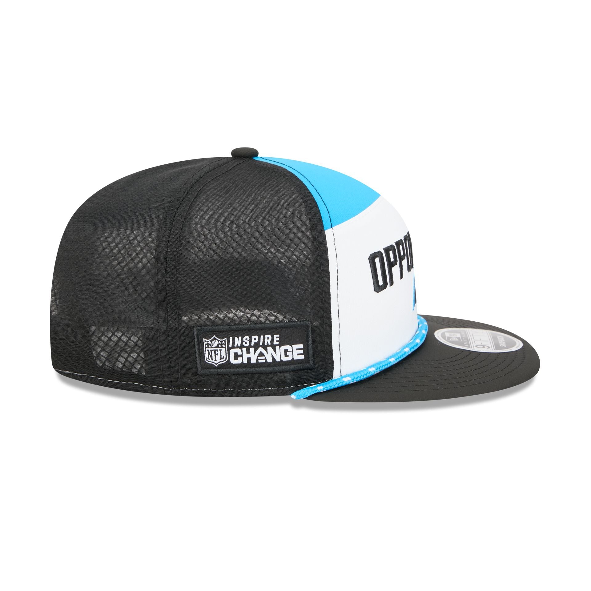 Carolina Panthers 2025 Inspire Change Split Panel 9FIFTY Snapback Hat