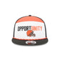 Cleveland Browns 2025 Inspire Change Split Panel 9FIFTY Snapback Hat