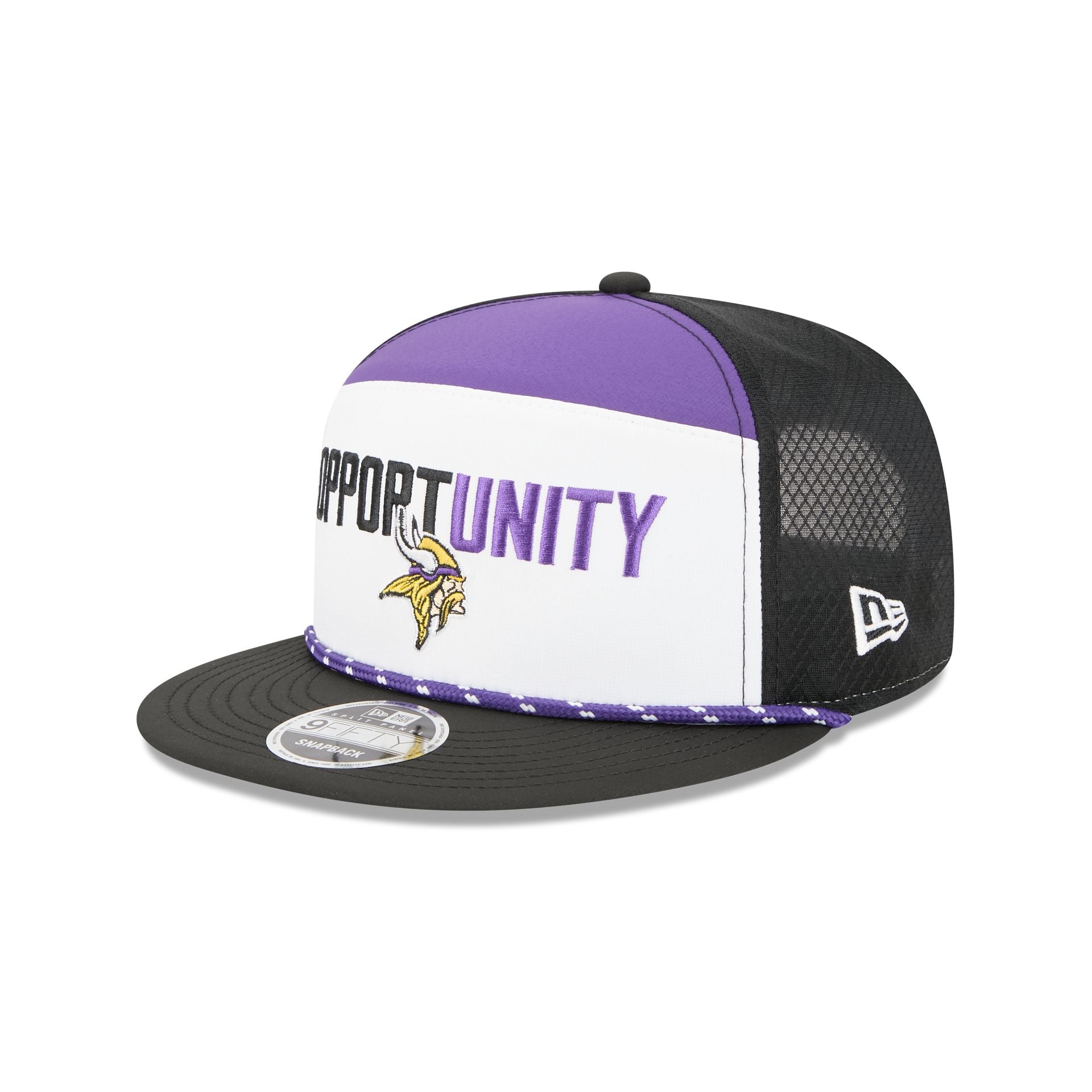Minnesota Vikings 2025 Inspire Change Split Panel 9FIFTY Snapback Hat