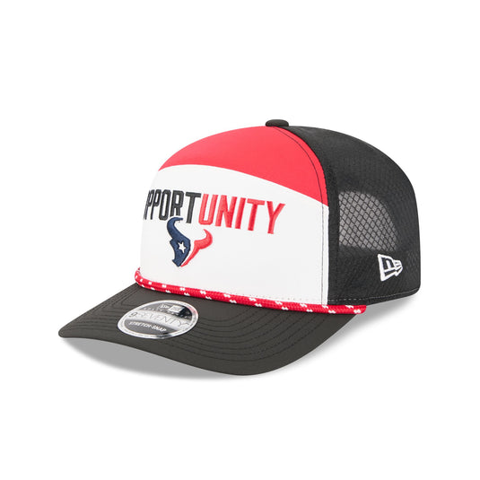 Houston Texans 2025 Inspire Change Split Panel 9SEVENTY Trucker Hat - New Era Cap