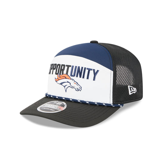 Denver Broncos 2025 Inspire Change Split Panel 9SEVENTY Trucker Hat - New Era Cap