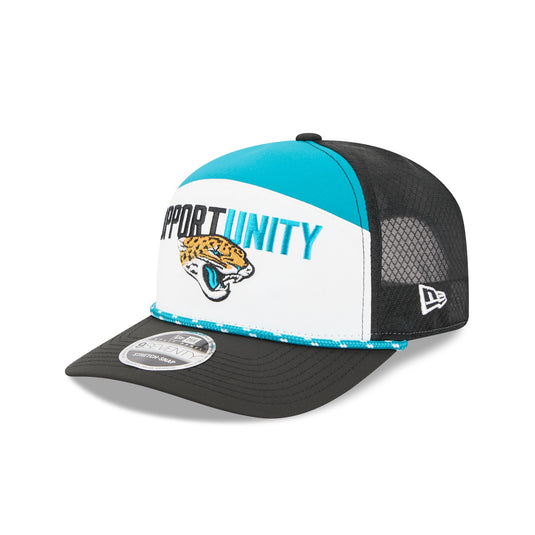 Jacksonville Jaguars 2025 Inspire Change Split Panel 9SEVENTY Trucker Hat - New Era Cap