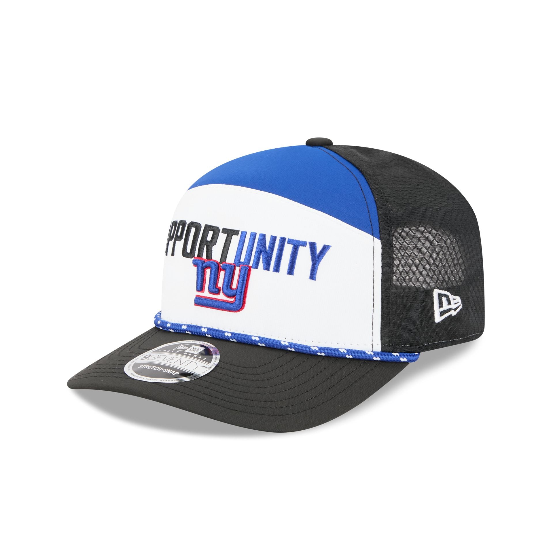 New York Giants 2025 Inspire Change Split Panel 9SEVENTY Trucker Hat