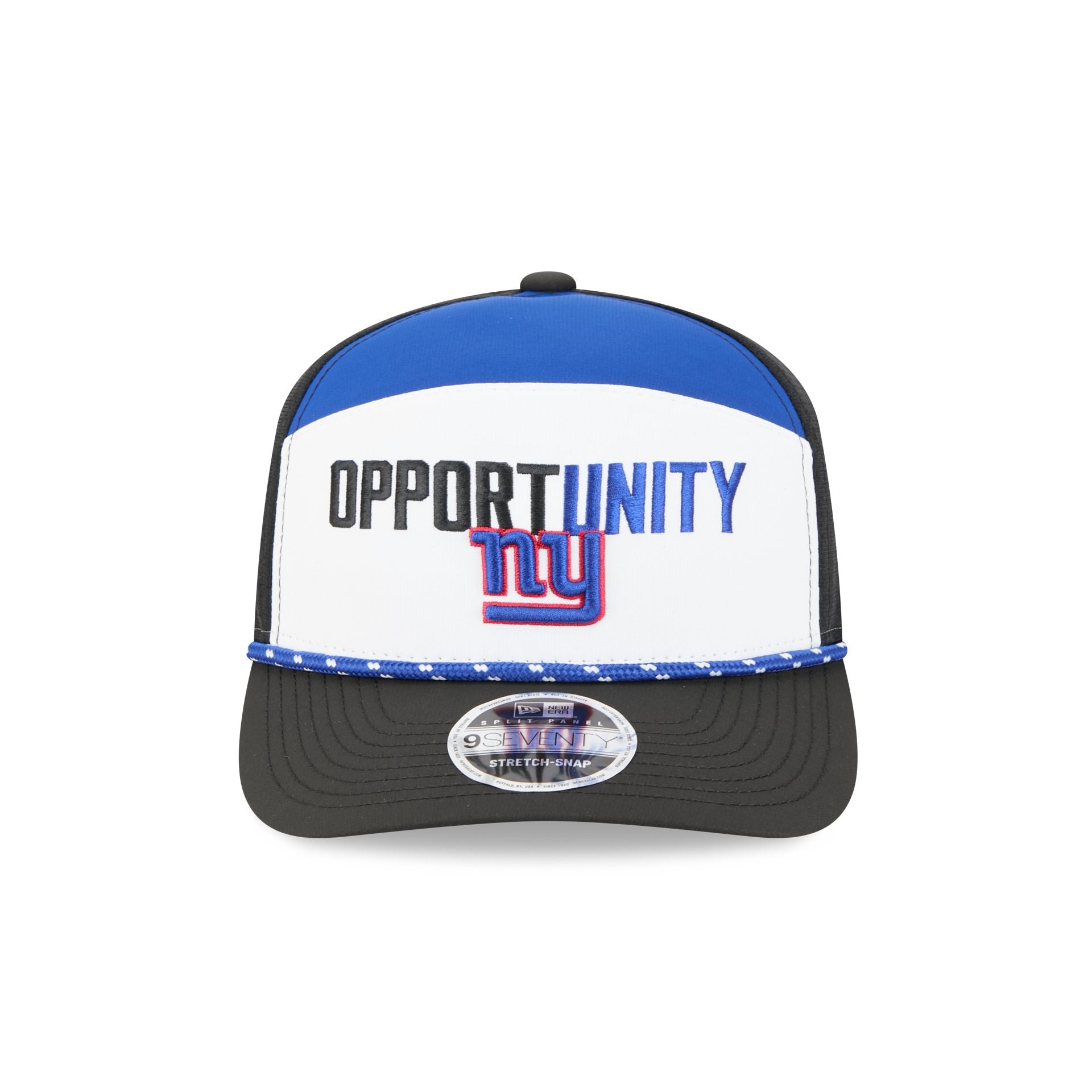 New York Giants 2025 Inspire Change Split Panel 9SEVENTY Trucker Hat