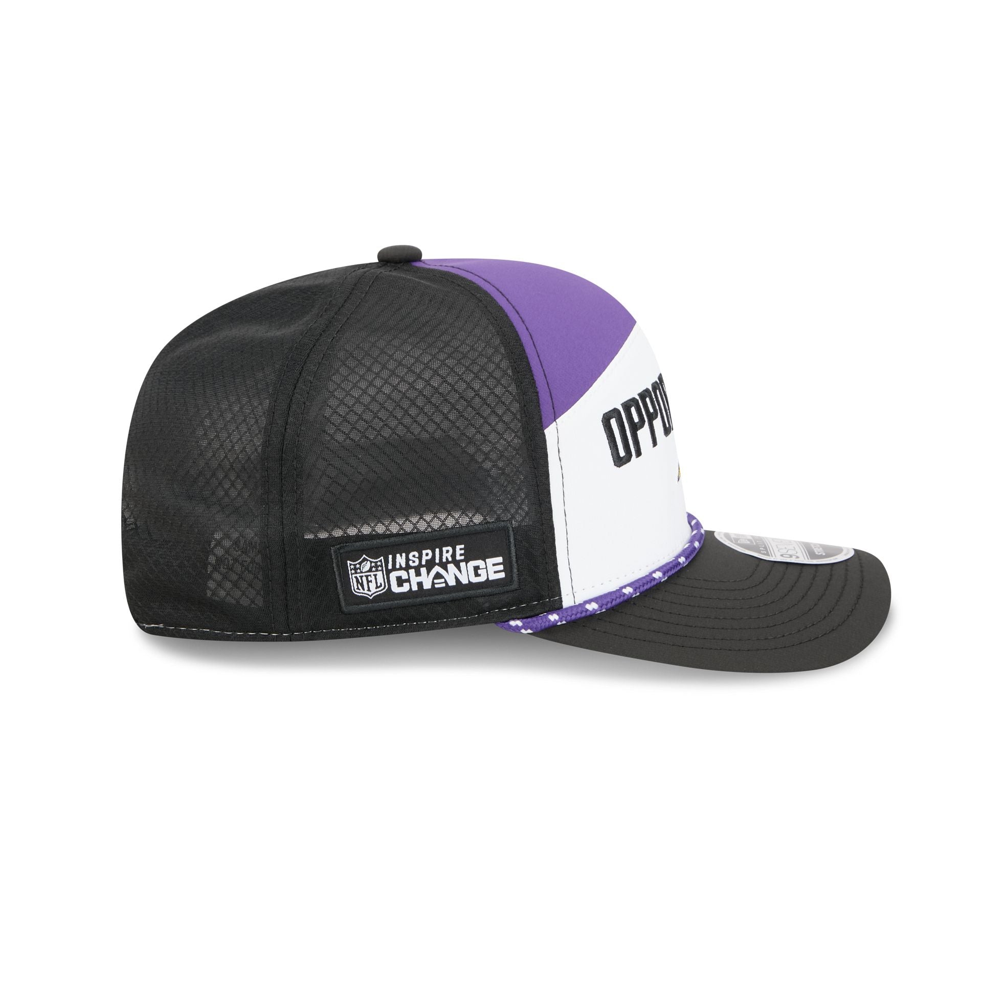 Minnesota Vikings 2025 Inspire Change Split Panel 9SEVENTY Trucker Hat