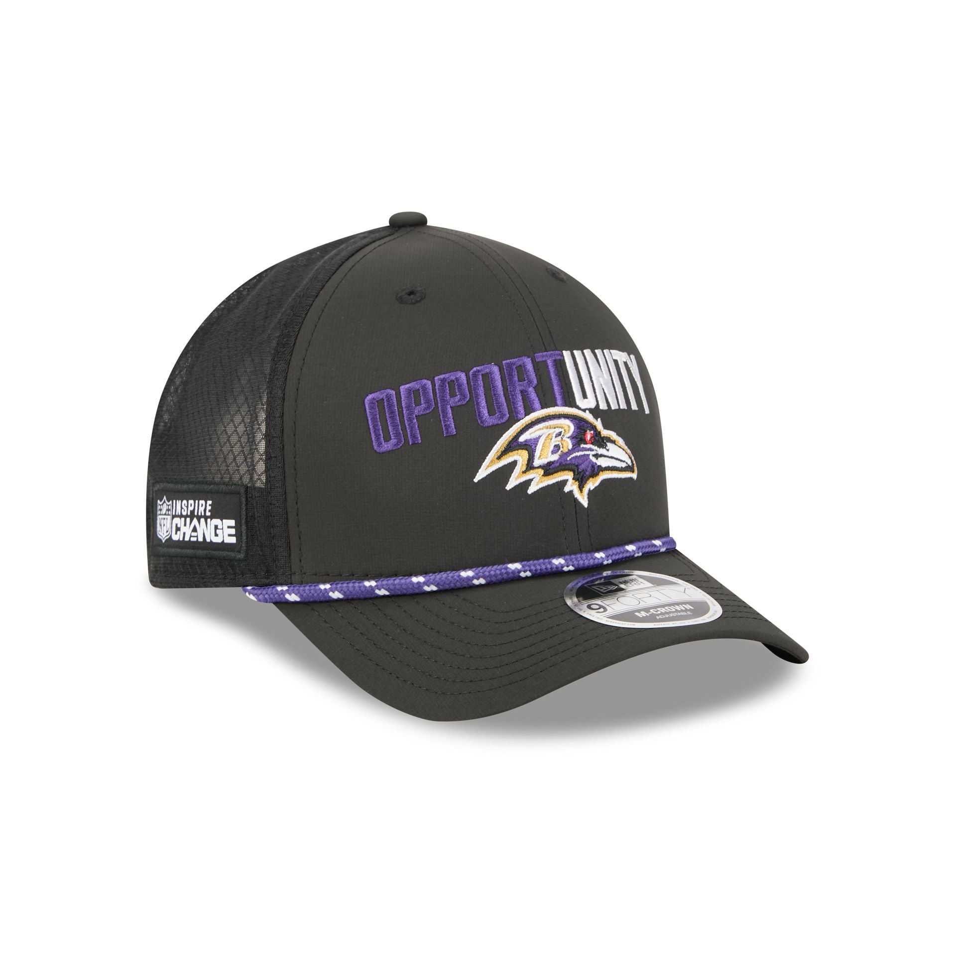 Baltimore Ravens 2025 Inspire Change 9FORTY M-Crown Snapback Hat