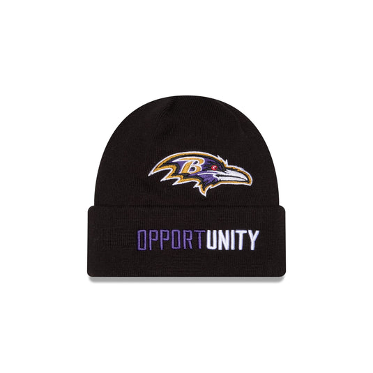 Baltimore Ravens 2025 Inspire Change Beanie Hat - New Era Cap