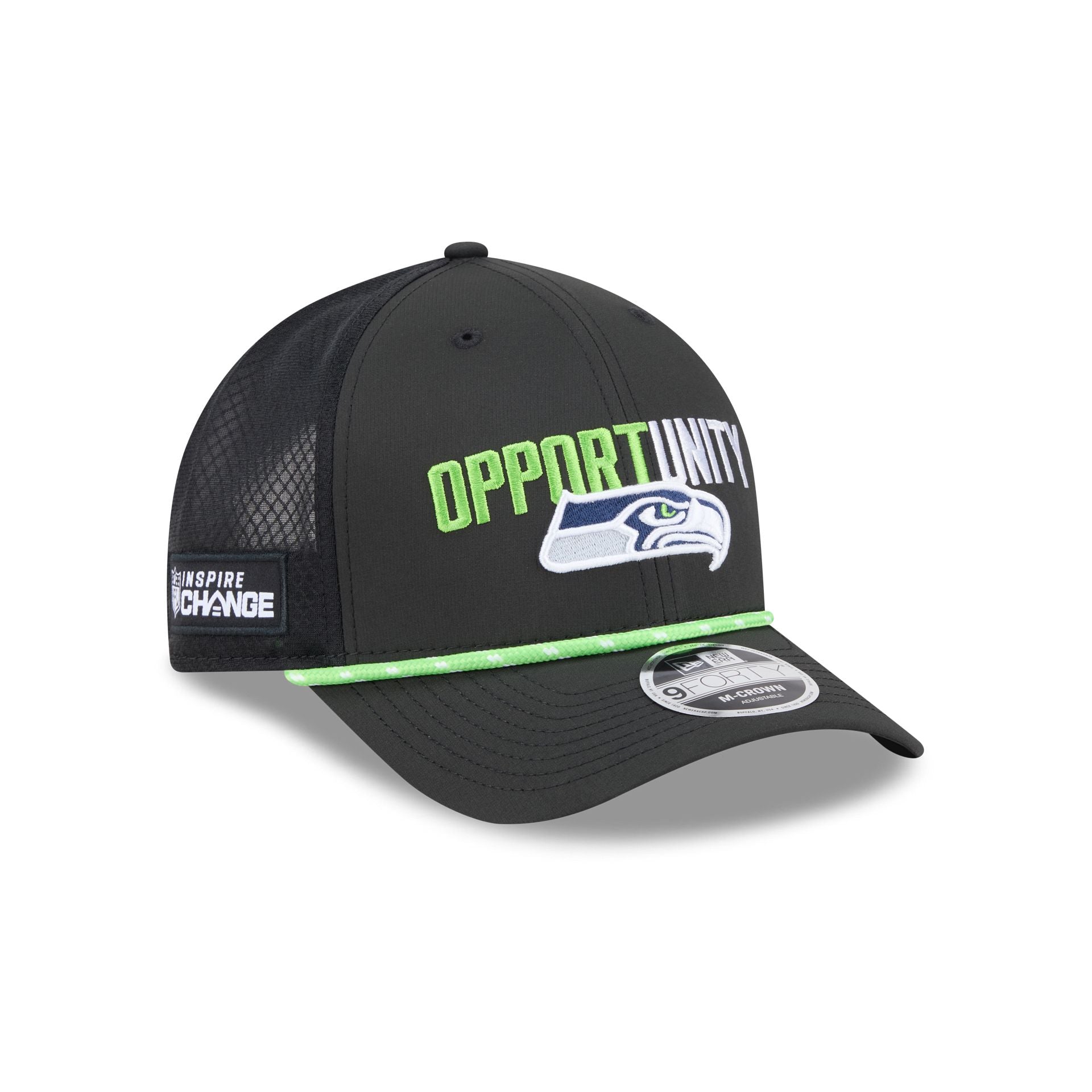 Seattle Seahawks 2025 Inspire Change 9FORTY M-Crown Snapback Hat