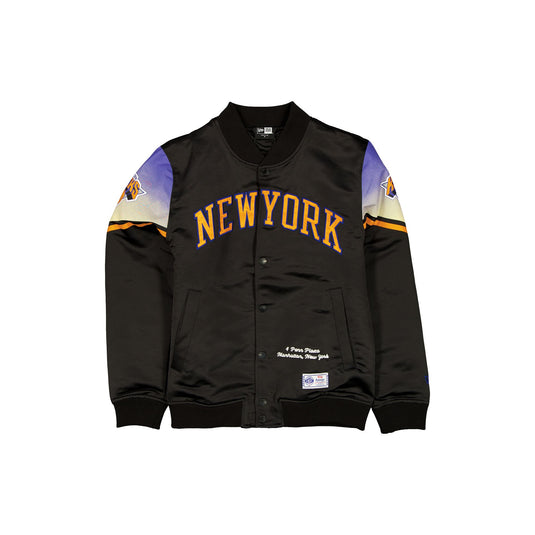 New York Knicks 2025 City Edition Black Jacket - New Era Cap