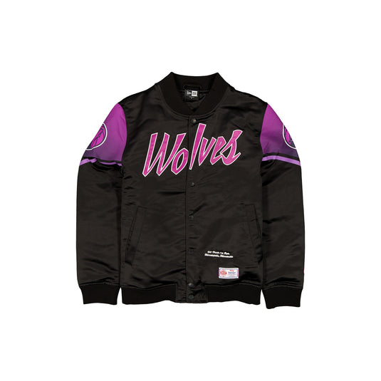 Minnesota Timberwolves 2025 City Edition Black Jacket - New Era Cap