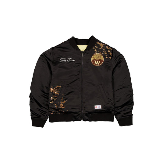 Golden State Warriors 2025 City Edition Women's Black Jacket - New Era Cap