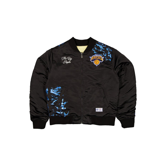 New York Knicks 2025 City Edition Women's Black Jacket - New Era Cap