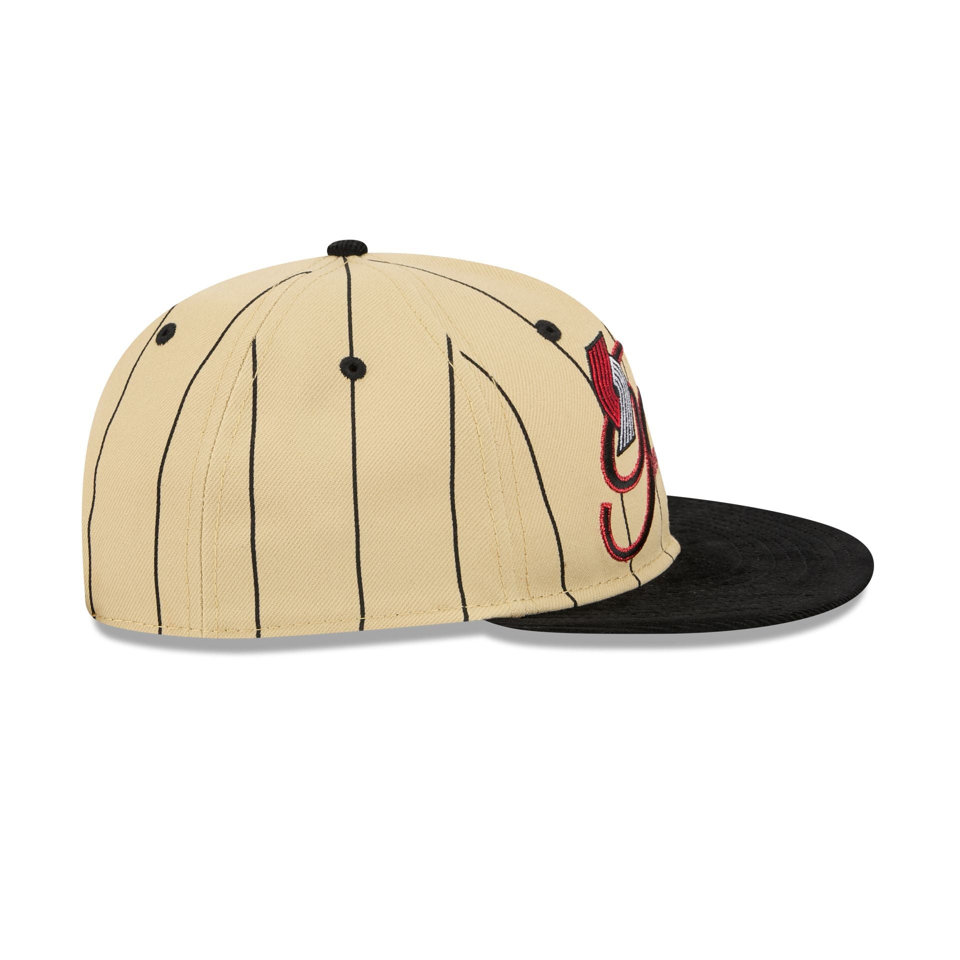 Portland Trail Blazers Pinstripe Script Retro Crown 9FIFTY Adjustable Hat