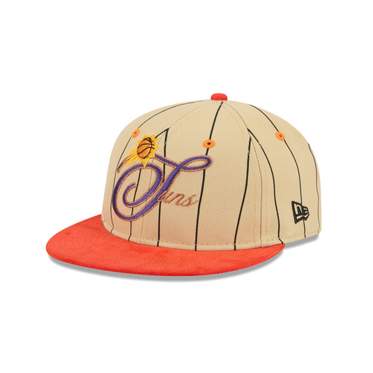 Phoenix Suns Pinstripe Script Retro Crown 9FIFTY Adjustable Hat - New Era Cap