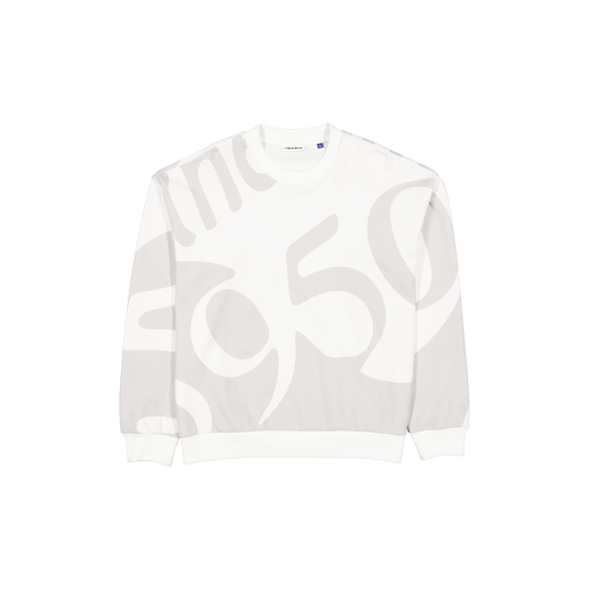 New Era Branded 59FIFTY Splitter College White Crewneck - New Era Cap