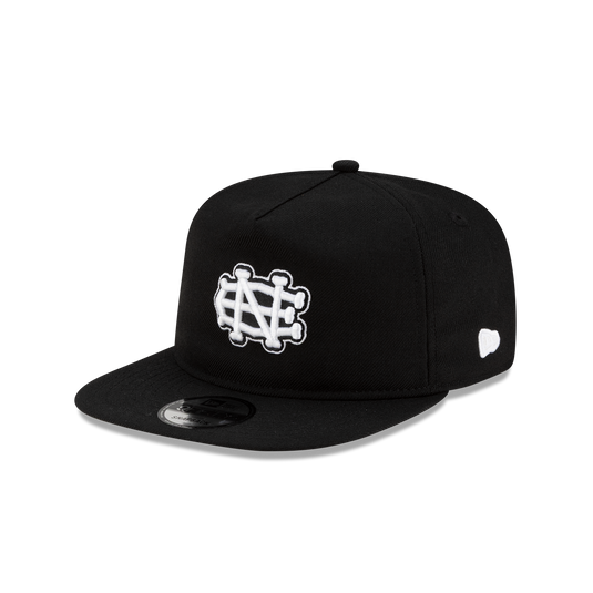 New Era Branded Black Skeletal 9FIFTY A-Frame Snapback Hat - New Era Cap