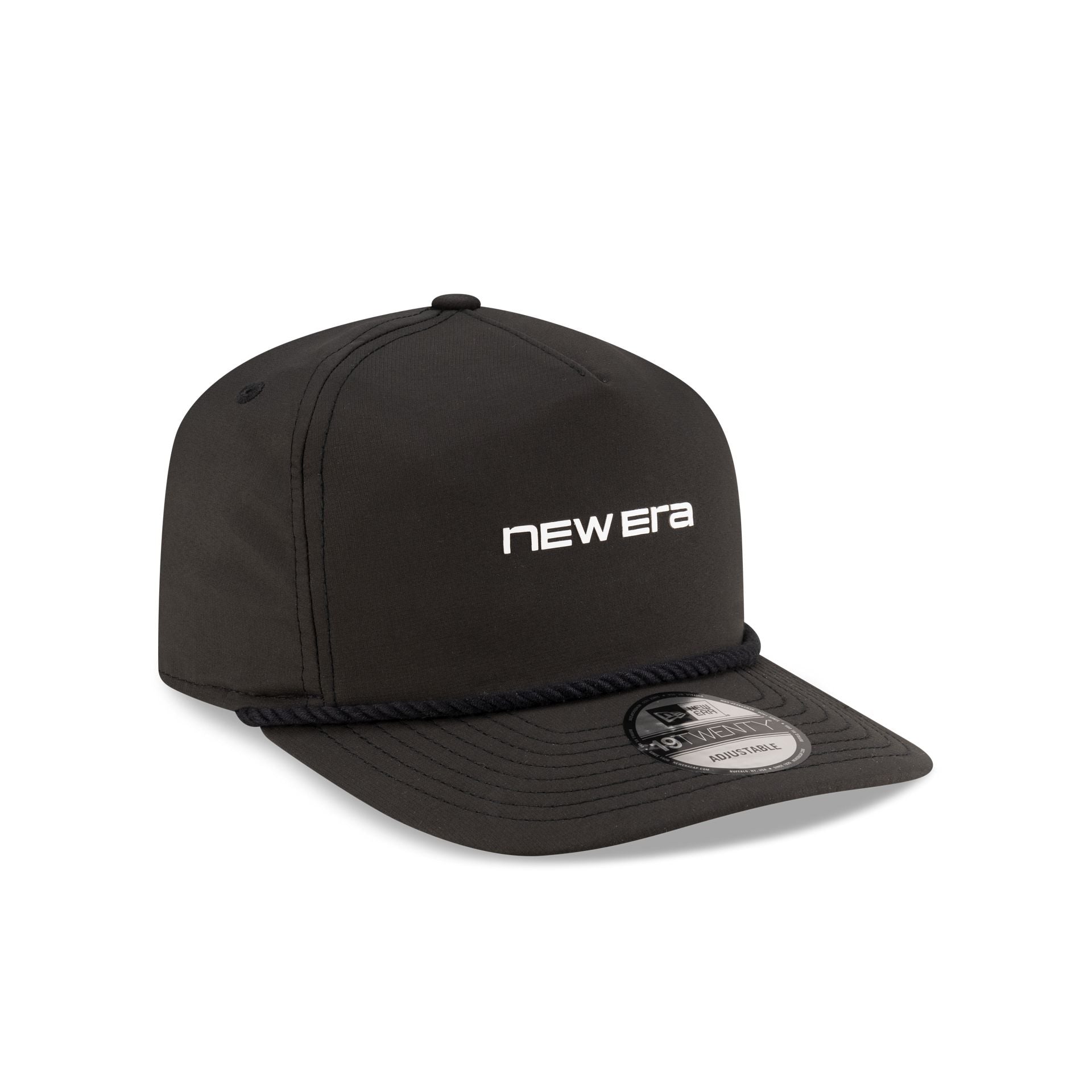 New Era Cap Wordmark Black 19TWENTY Snapback Hat